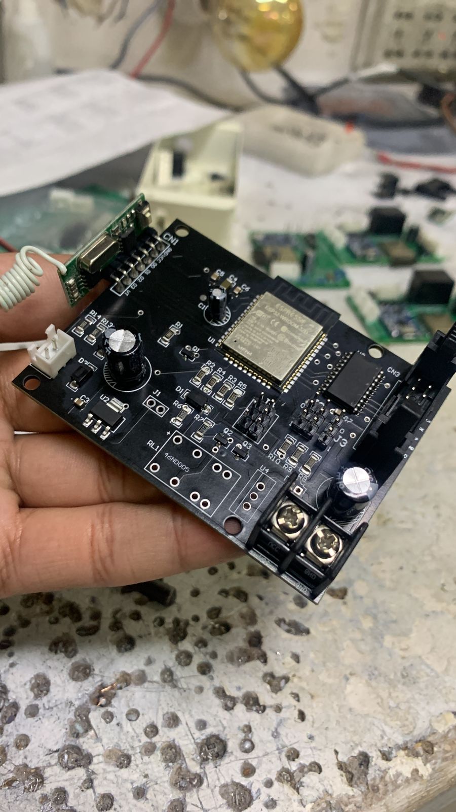 Fuel price display and control card in application